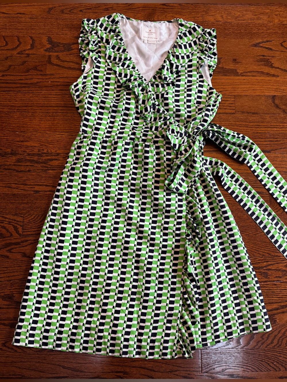Kate Spade Aubrey Silk Wrap Dress Size 8